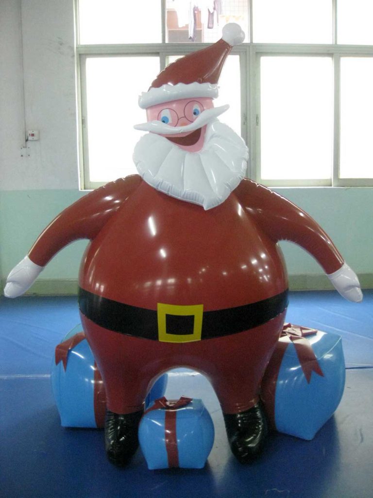 Inflatable POS Santa display