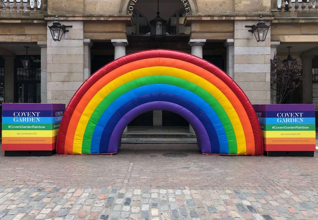 #CoventGardenRainbow giant inflatable